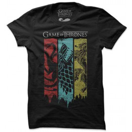 Sigil Banner - Game Of Thrones Official T-shirt