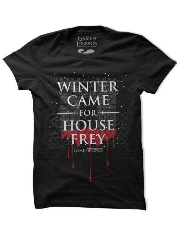 Winter Came For House Frey - Game Of Thrones Official T-shirt