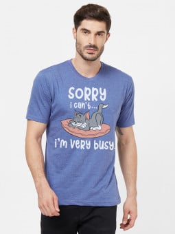 I'm Very Busy - Tom & Jerry Official T-shirt