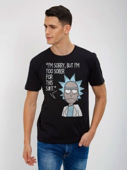I'm Too Sober For This - Rick And Morty Official T-shirt