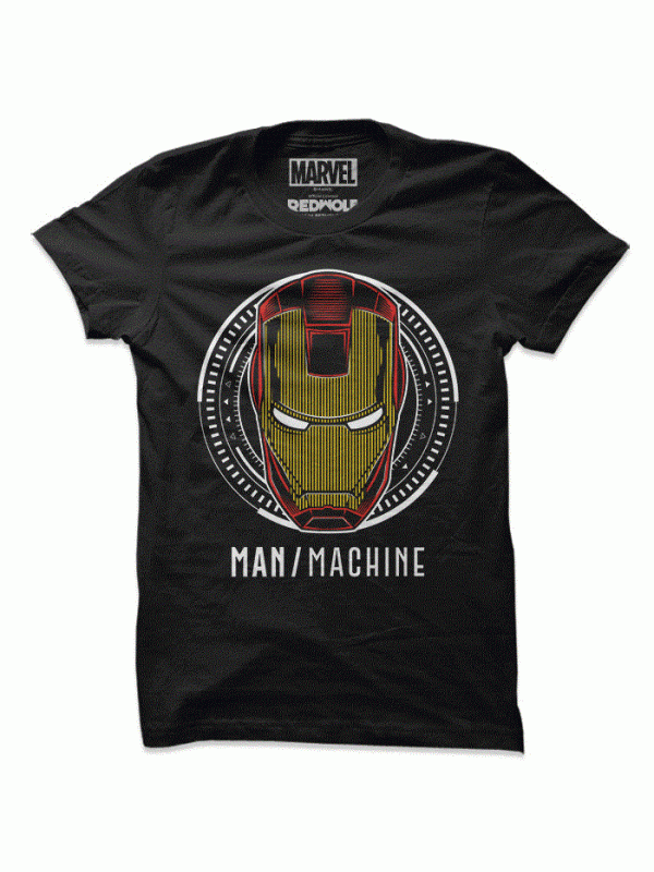 Iron Man Mask (Glow In The Dark) - Marvel Official T-shirt