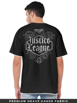 Justice League: Urban Logo - Justice League Official Oversized T-shirt