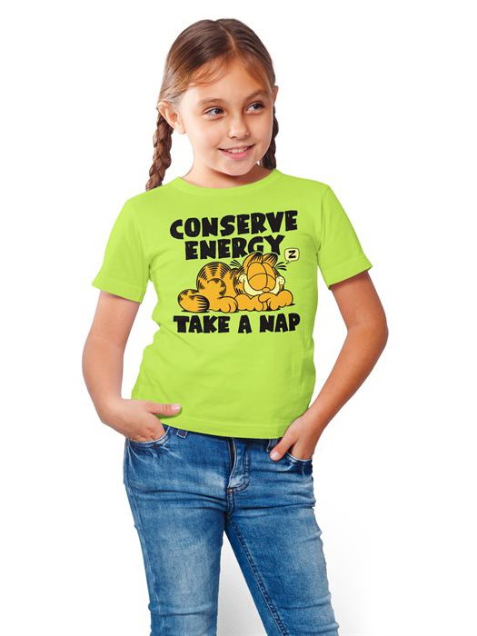 Conserve Energy - Garfield Official Kids T-shirt