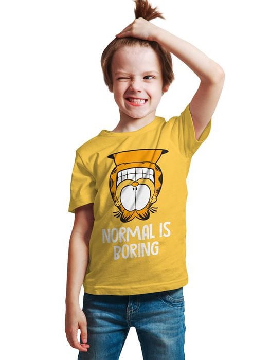 Normal Is Boring - Garfield Official Kids T-shirt