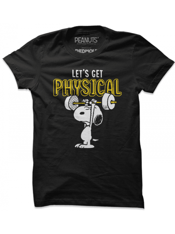 Let's Get Physical - Peanuts Official T-shirt