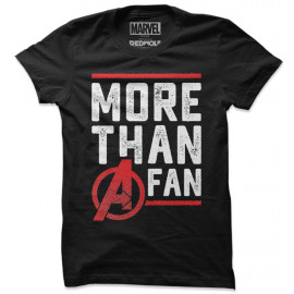 More Than A Fan - Marvel Official T-shirt