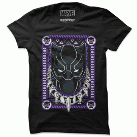 Black Panther: Mask (Glow In The Dark) - Marvel Official T-shirt