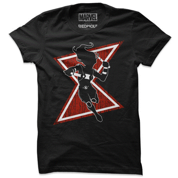 Black Widow (Glow In The Dark) - Marvel Official T-shirt