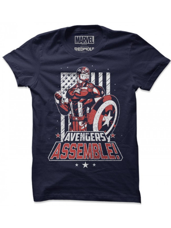 Captain America: Avengers Assemble - Marvel Official T-shirt