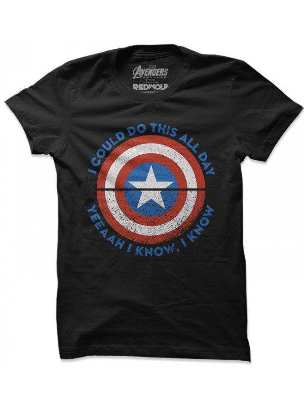 I Could Do This All Day - Marvel Official T-shirt