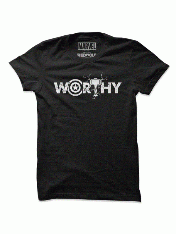 Captain America: Worthy (Glow In The Dark) - Marvel Official T-shirt