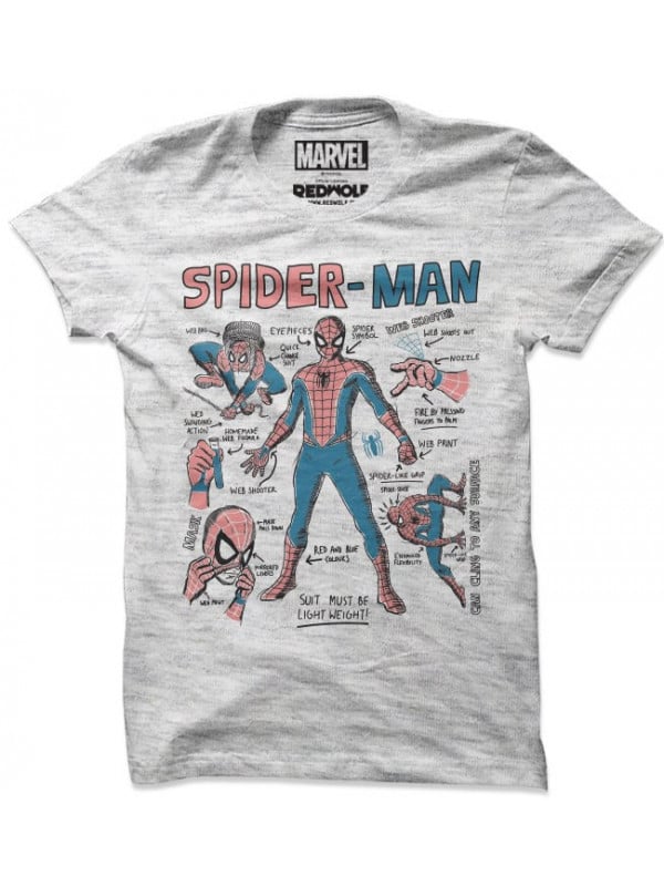 Spider Suit Manual - Marvel Official T-shirt