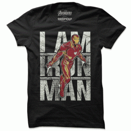 The Invincible Iron Man (Glow In The Dark) - Marvel Official T-shirt