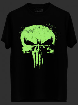 Punisher Skull (Glow In The Dark) - Marvel Official T-shirt
