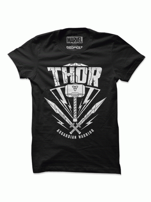 Asgardian Warrior (Glow In The Dark) - Marvel Official T-shirt