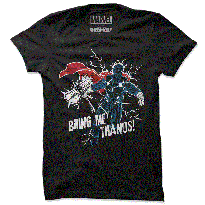 Bring Me Thanos (Glow In The Dark) - Marvel Official T-shirt