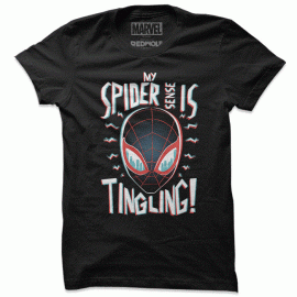 Miles Morales: Spidey Senses (Glow In The Dark) - Marvel Official T-shirt