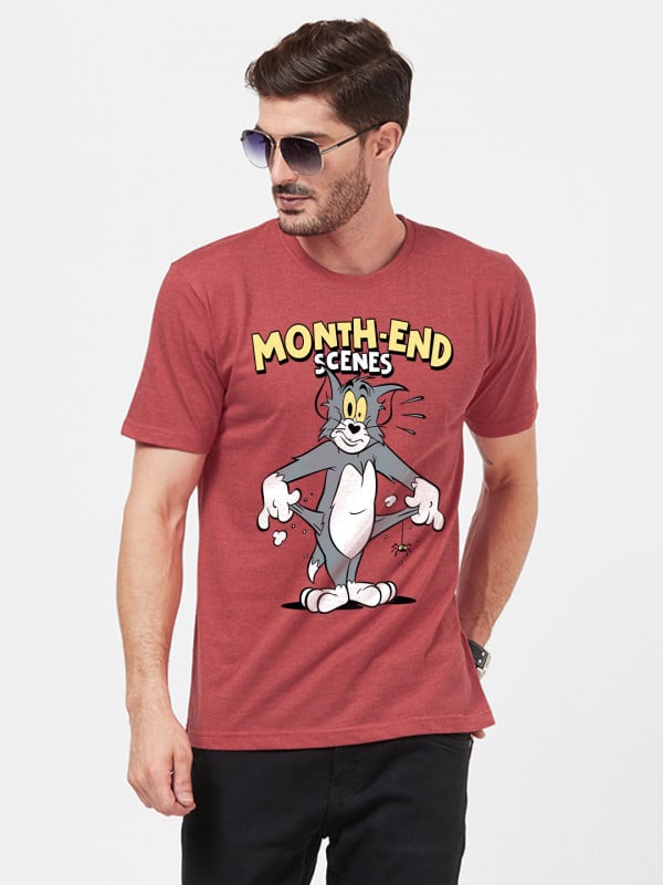 Month End Scenes - Tom & Jerry Official T-shirt