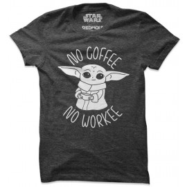 No Coffee No Workee - Star Wars Official T-shirt