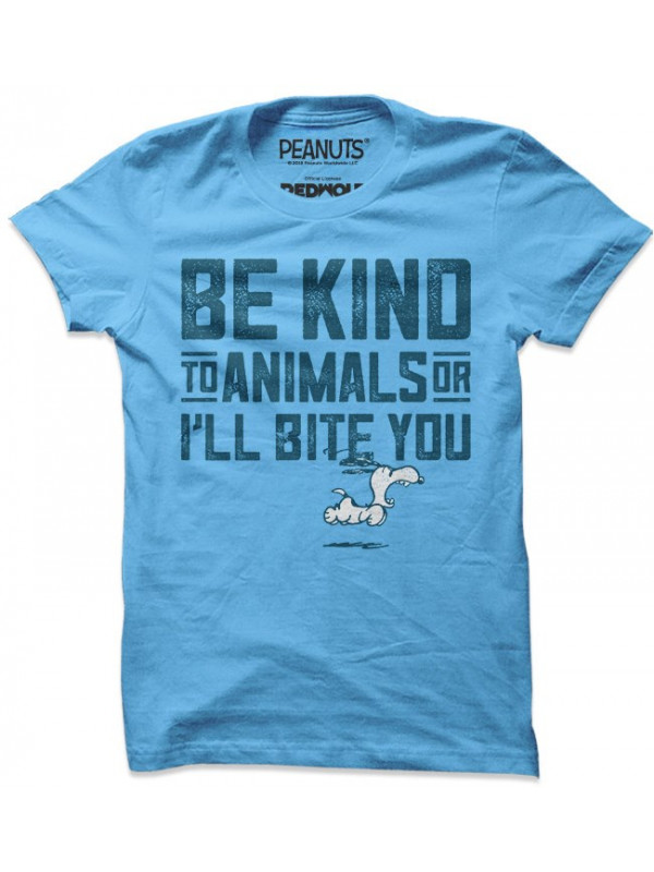 Snoopy: Be Kind To Animals  - Peanuts Official T-shirt