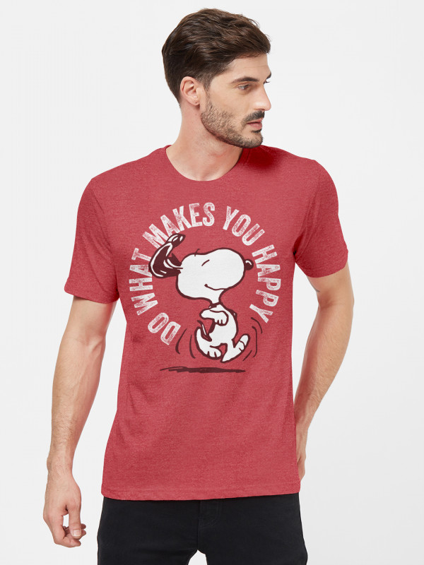 Do What Makes You Happy - Peanuts Official T-shirt