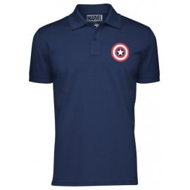 Captain America: Shield - Marvel Official Polo T-shirt