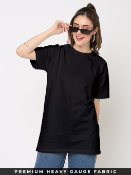 Redwolf Basics: Black Oversized T-shirt