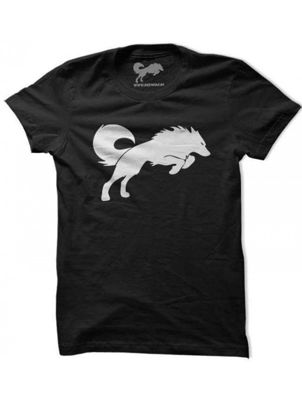 Redwolf Logo - Black T-shirt + White Print | Redwolf