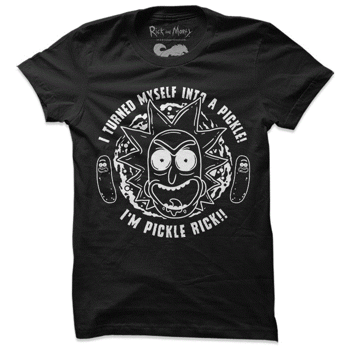 I Am Pickle Rick (Glow In The Dark) - Rick And Morty Official T-shirt