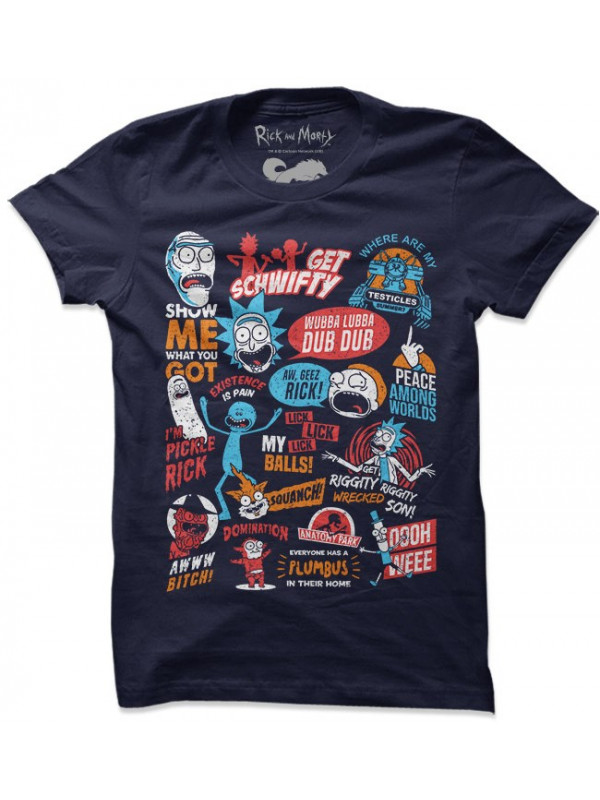 Infographic - Rick And Morty Official T-shirt