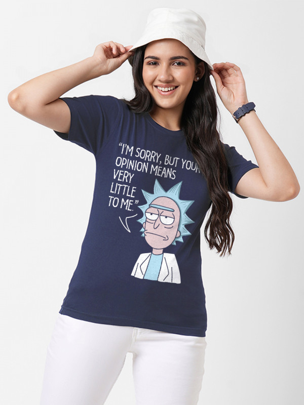 Rick's Opinion - Rick And Morty Official T-shirt