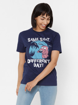 Same Sh*t Different Day - Courage The Cowardly Dog Official T-shirt