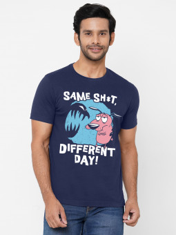Same Sh*t Different Day - Courage The Cowardly Dog Official T-shirt