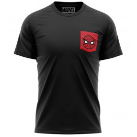 Spider-Man Mask (Pocket T-shirt) - Marvel Official T-shirt