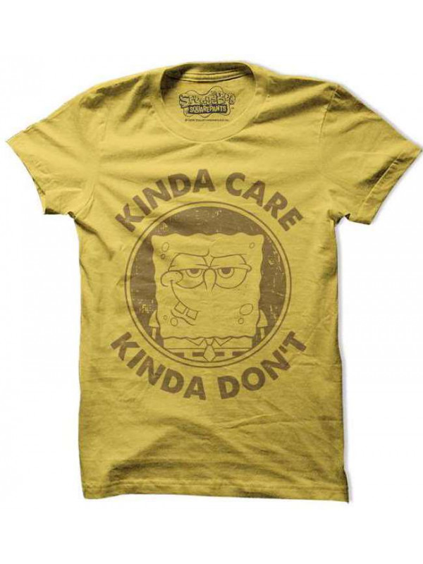 Kinda Care, Kinda Don't  - SpongeBob SquarePants Official T-shirt