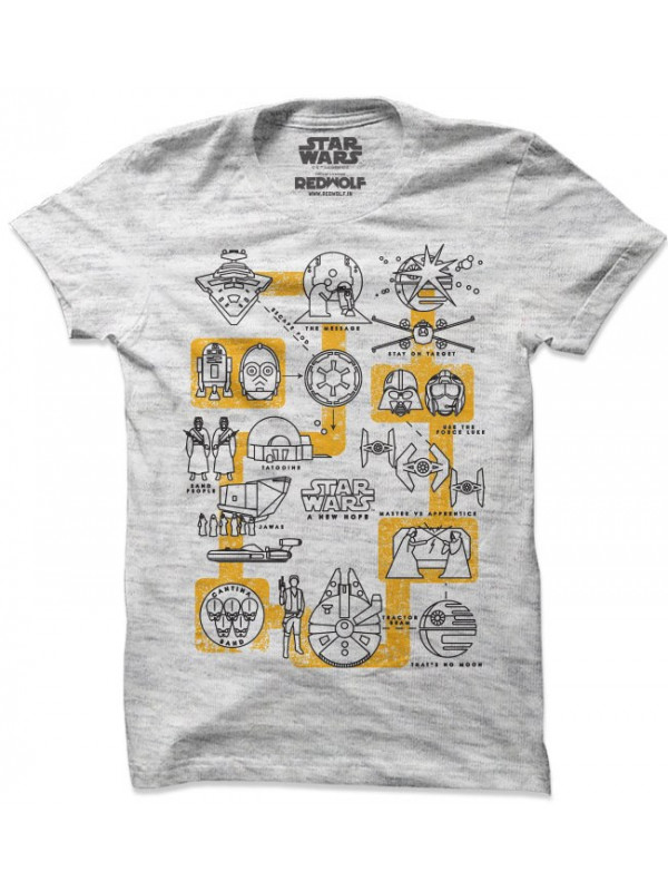 A New Hope Pictogram - Star Wars Official T-shirt
