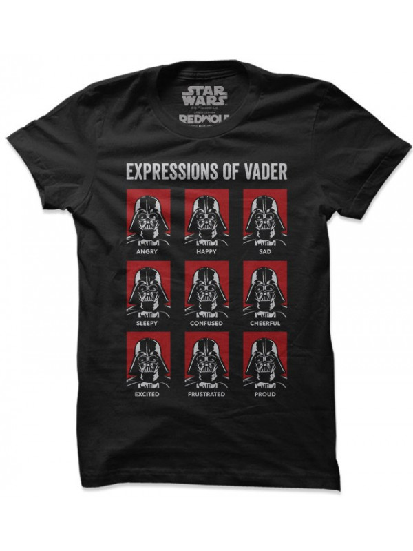 Expressions Of Vader - Star Wars Official T-shirt