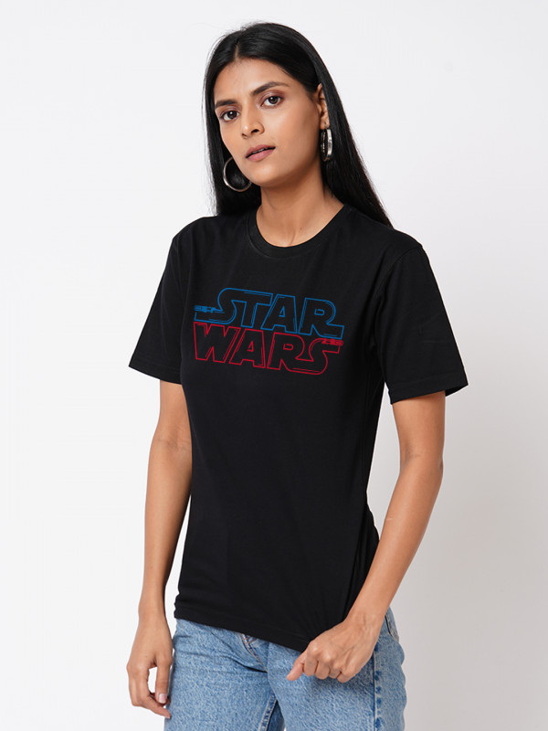Star Wars: Saber Logo - Star Wars Official T-shirt