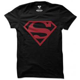Black Superman Logo - Superman Official T-shirt