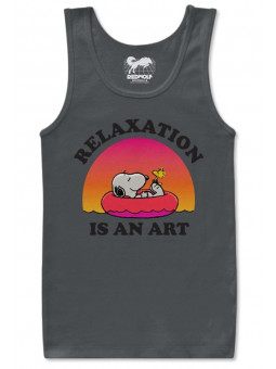 Relaxation Is An Art - Peanuts Official Tank Top