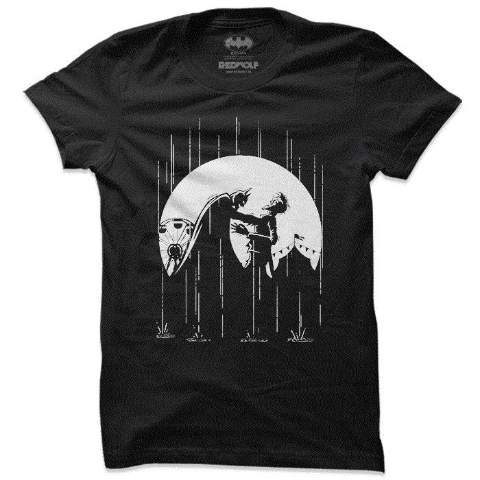 The Bat vs The Joker (Glow In The Dark) - Batman Official T-shirt