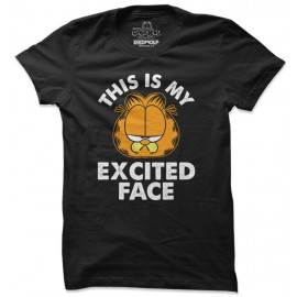 This Is My Excited Face - Garfield Official T-shirt
