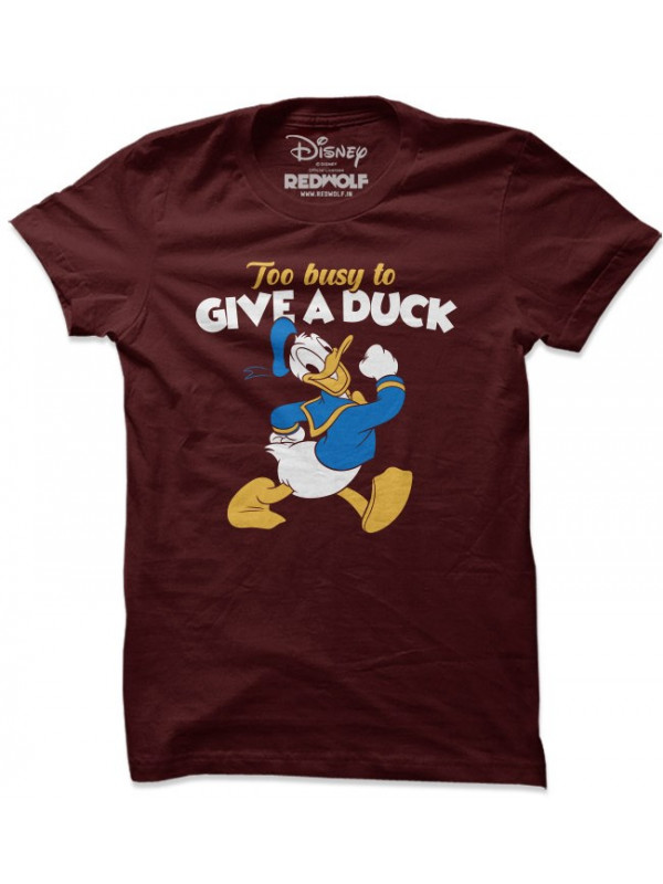 Too Busy To Give A Duck - Disney Official T-shirt