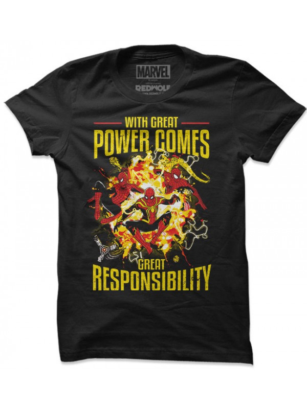With Great Power - Marvel Official T-shirt