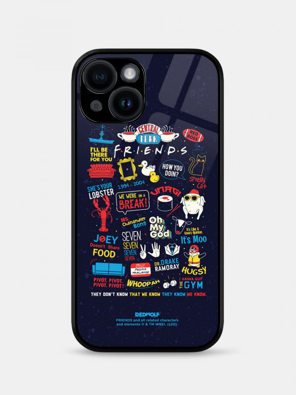 F.R.I.E.N.D.S Infographic - Friends Official Mobile Cover
