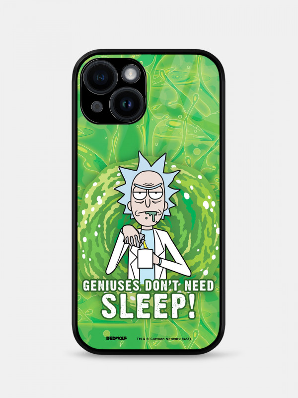 Geniuses Don't Need Sleep - Rick And Morty Official Mobile Cover