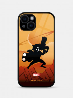 Rocket Racoon Silhouette - Marvel Official Mobile Cover