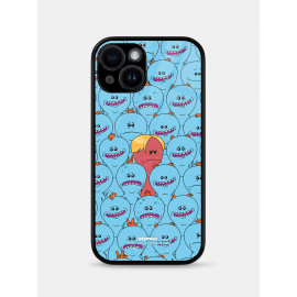 Mr. Meeseeks Pattern - Rick And Morty Official Mobile Cover