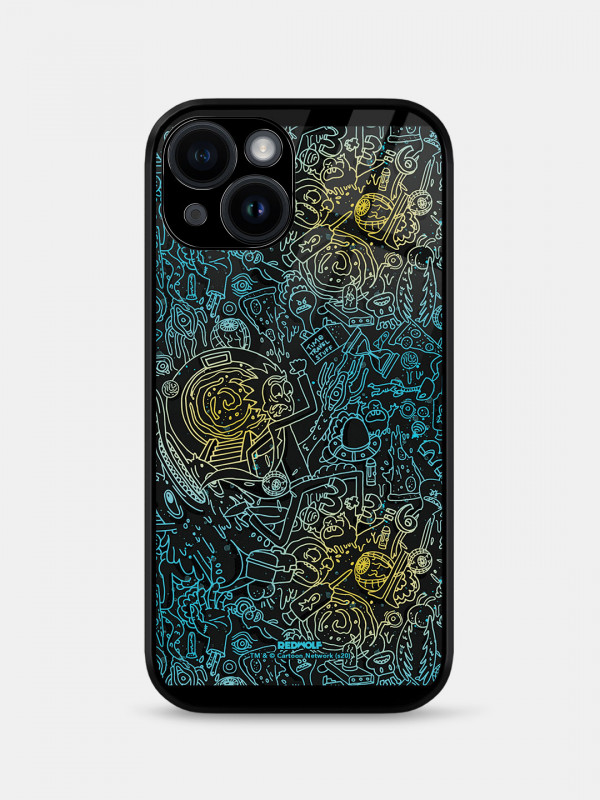 Wubba Lubba Pattern - Rick And Morty Official Mobile Cover