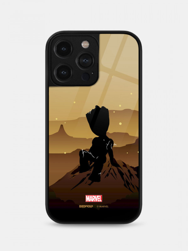 Groot Silhouette - Marvel Official Mobile Cover